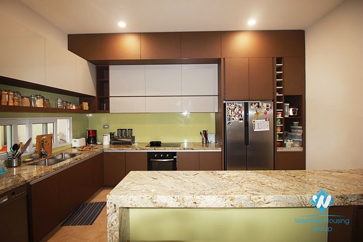 Semi-furnished house with 5 bedrooms for rent in K Block, Ciputra